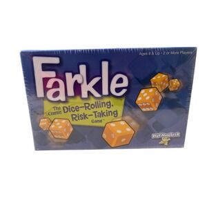 PlayMonster Farkle Classic Dice Rolling Risk Taking Game New Sealed 6910 Ages 8+